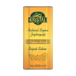 Kristal Erken Hasat Sızma Zeytinyağı 5 Lt Teneke