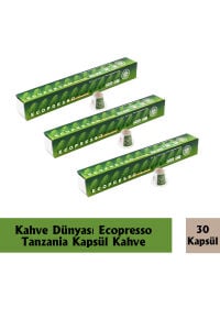 Kahve Dünyası Ecopresso Tanzania Kapsül Kahve 30 Kapsül