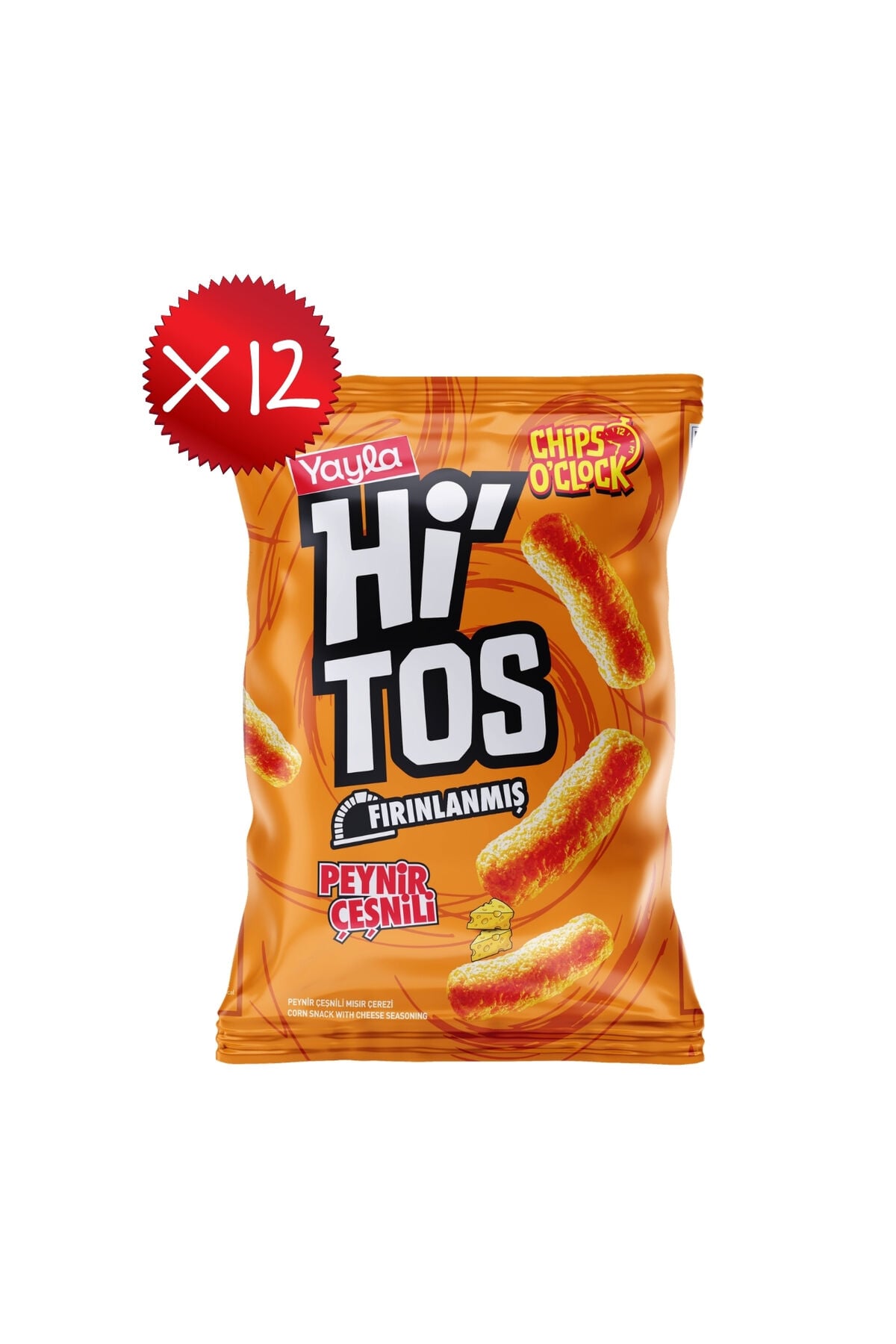 Yayla Hi'tos Peynir Çeşnili Mısır Çerezi 100 g x12