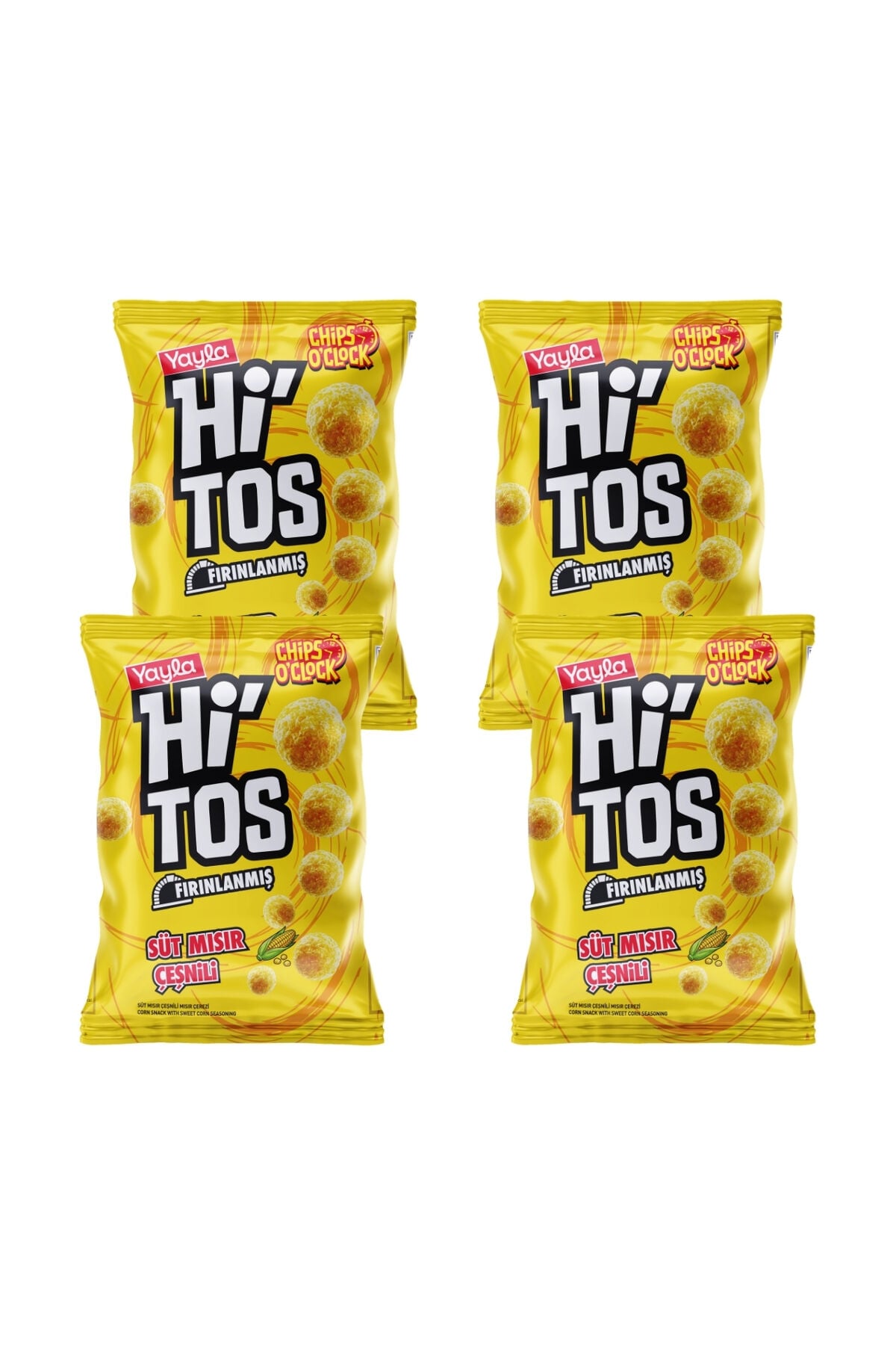 Yayla Hi'tos Süt Mısır Çeşnili Mısır Çerezi 100 g x4