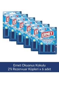 Ernet Rezervuar Blok Okyanus Kokulu 2'li x 6 Adet