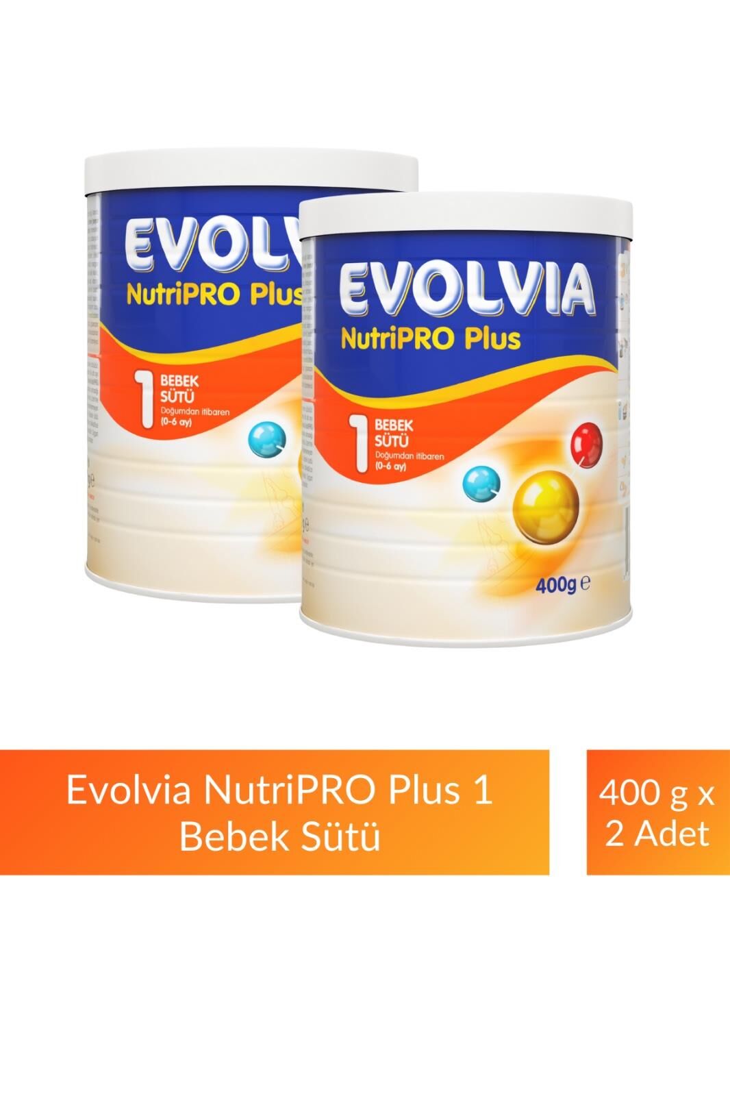 Evolvia NutriPro Plus 1 Bebek Maması 400 gr x 2 Adet