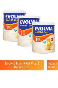 Evolvia NutriPro Plus 1 Bebek Maması 400 gr x 3 Adet