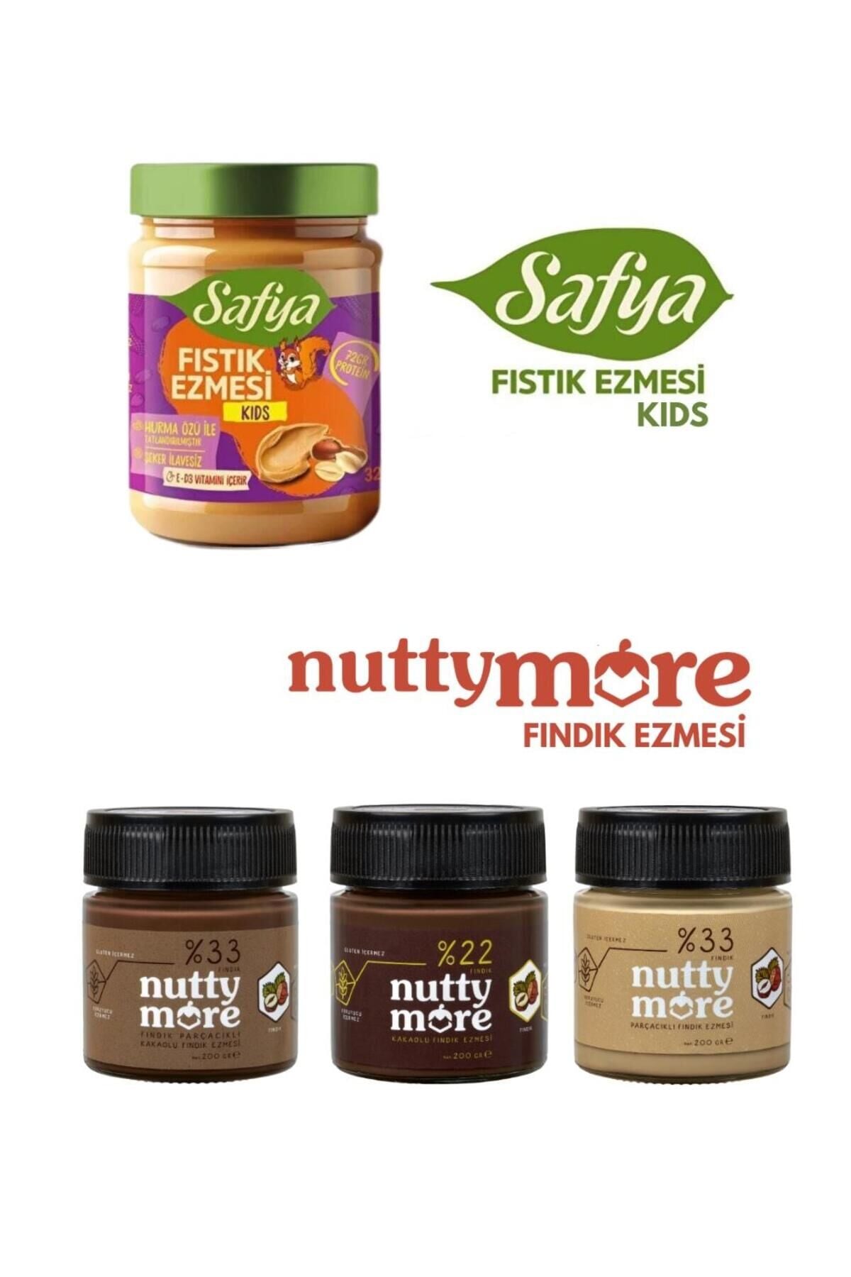 Fındık Ezmesi & Safya Fıstık Ezmesi Kids Tanışma Paketi