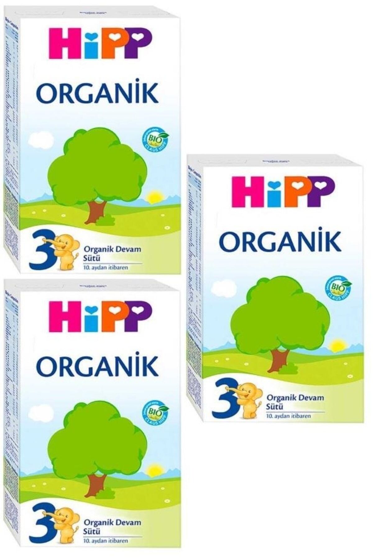 3 Organik Devam Sütü 300 Gr 3 Adet