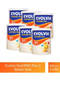 Evolvia NutriPro Plus 1 Bebek Maması 400 gr x 6 Adet