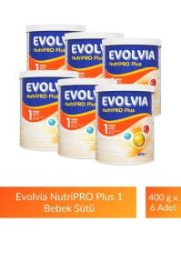 Evolvia NutriPro Plus 1 Bebek Maması 400 gr x 6 Adet