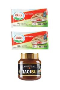 Abdurrahman Tatlıcı Tadıbu+Ekici Taze Kaşar Peyniri 600 g X 2 Adet
