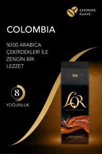 L'OR - Espresso Colombıa Çekirdek Kahve 500 gr x 2 Adet