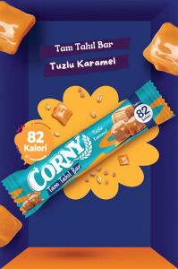 Corny Tam Tahıllı Bar Tuzlu Karamel 20 gr x 24 Adet