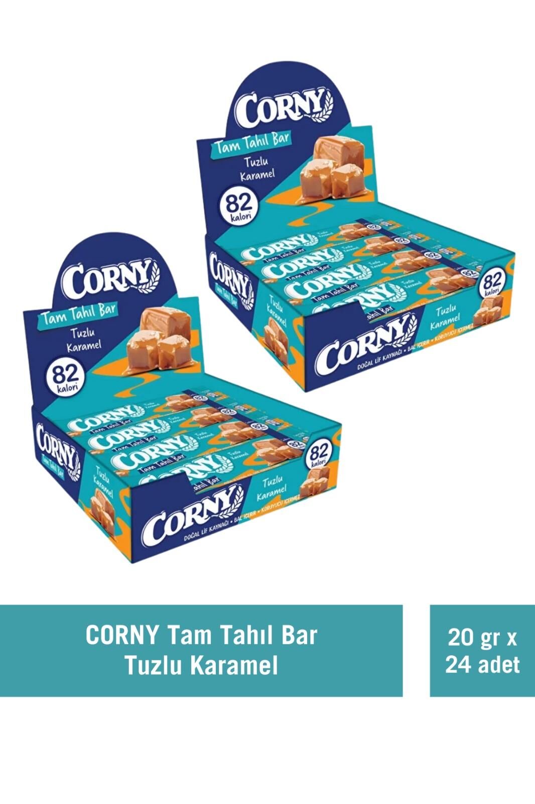 Corny Tam Tahıllı Bar Tuzlu Karamel 20 gr x 24 Adet