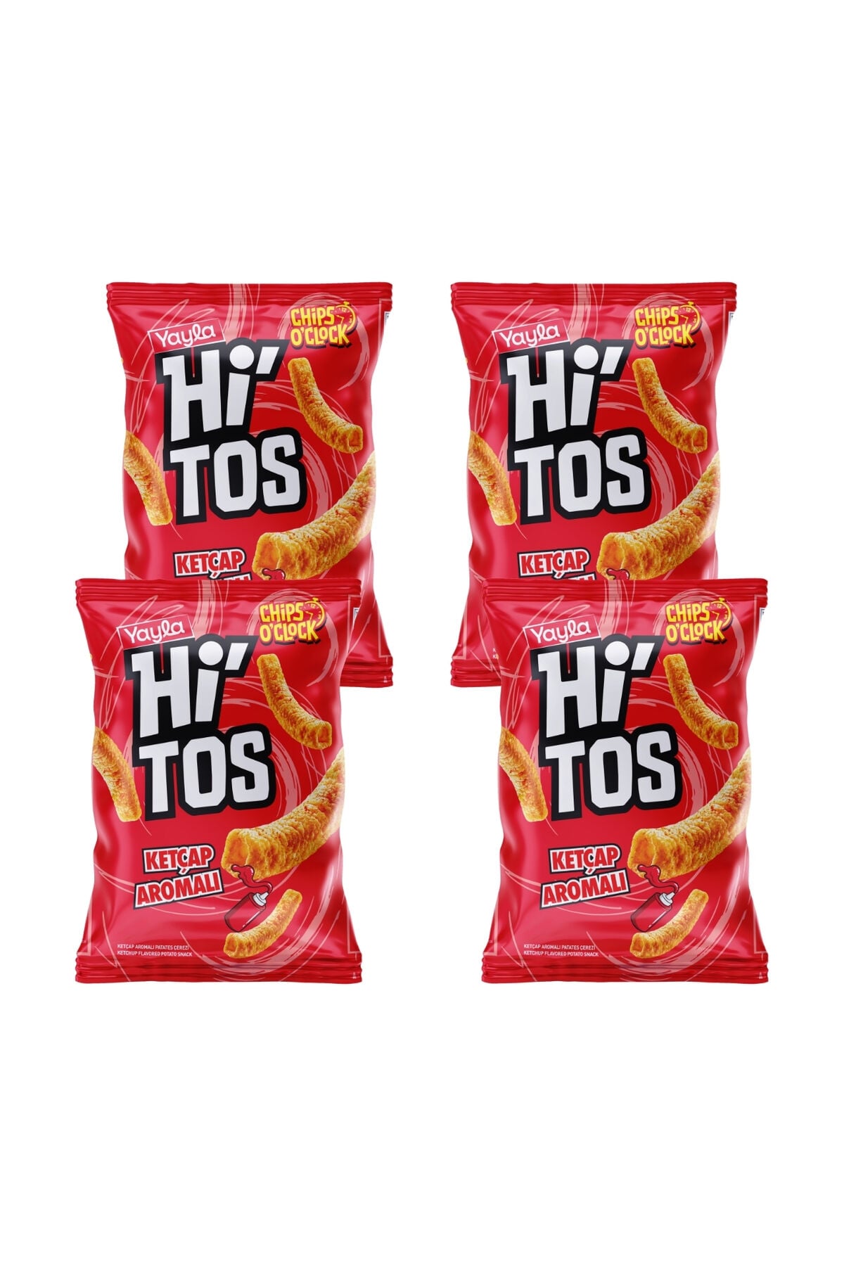 Yayla Hi'tos Ketçap Aromalı Patates Çerezi 100 g x4