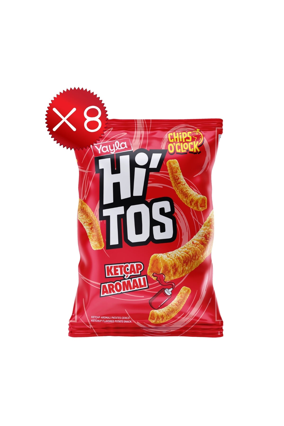 Yayla Hi'tos Ketçap Aromalı Patates Çerezi 100 g x8