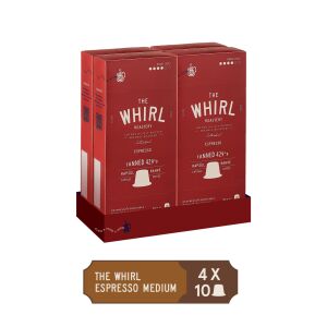 The Whirl Espresso Medium Kapsül Kahve 4'lü Fırsat Paketi 40 Kapsül