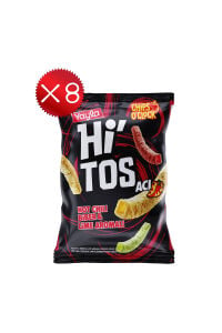 Yayla Hi'tos Hot Chili Biber ve Lime Aromalı Patates Çerezi 100 g x8