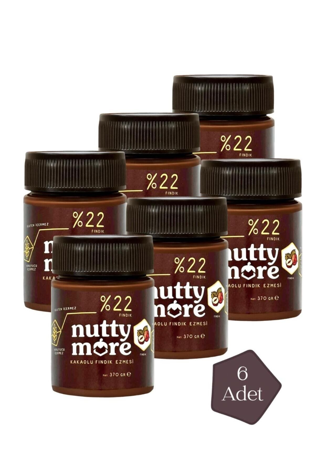 %22 Kakaolu Fındık Ezmesi 370 gr x 6 Adet