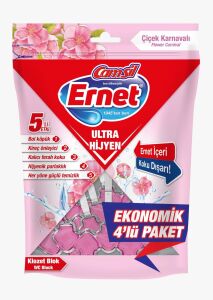 Ernet Klozet Bloğu Paketi Çiçek Karnavalı - Limon Bahçesi - Çamaşır Suyu Katkılı
