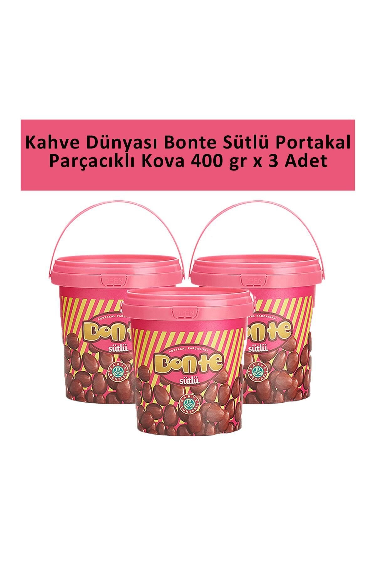 Kahve Dünyası Bonte Portakal Parçacık Kova 400 GR x 3 Adet
