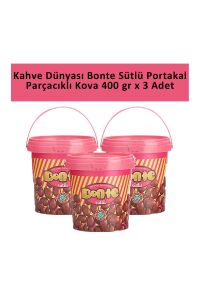 Kahve Dünyası Bonte Portakal Parçacık Kova 400 GR x 3 Adet