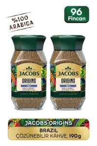 Origin Brazil Granül Kahve Cam Kavanoz 95 gr X 2 Adet