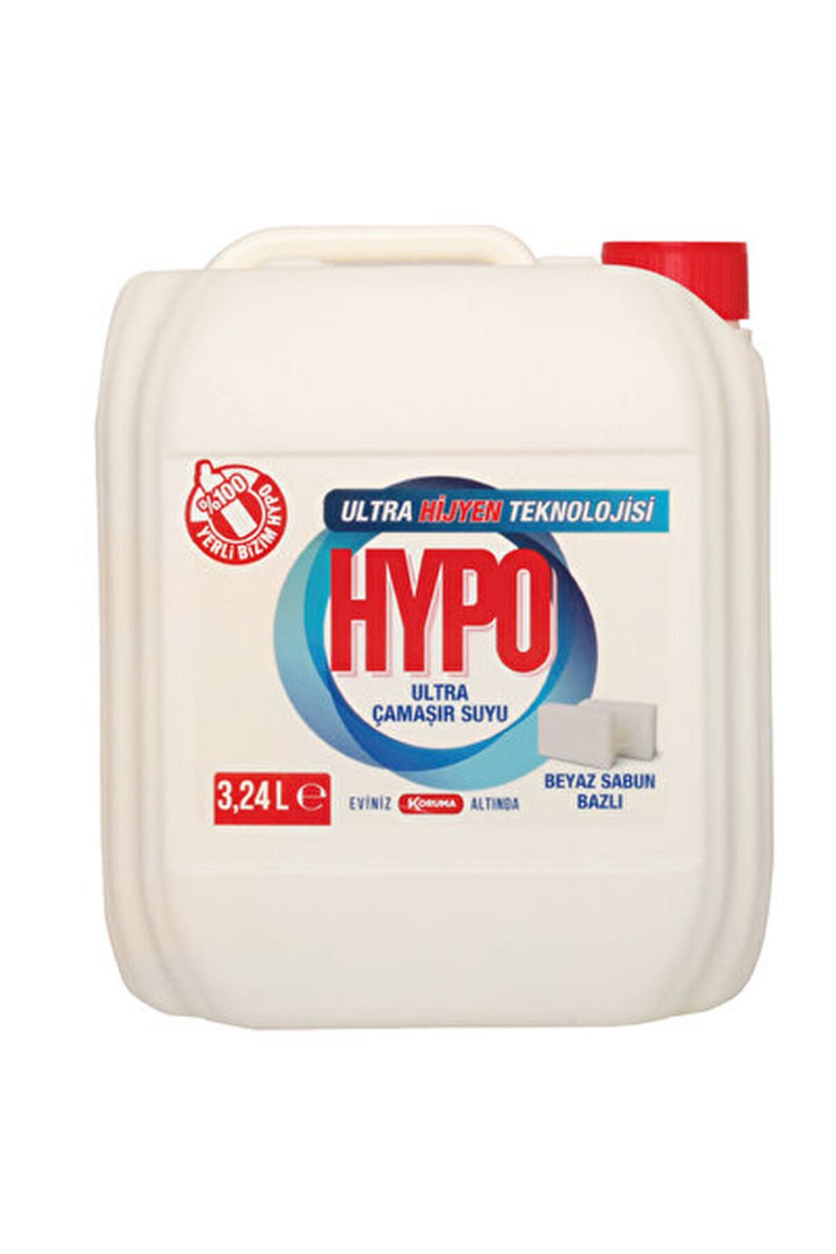 Hypo Ultra Çamaşır Suyu - Beyaz Sabun 3,24 LT