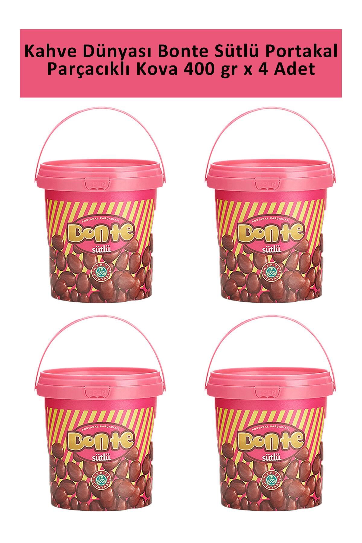 Kahve Dünyası Bonte Portakal Parçacık Kova 400 GR x 4 Adet
