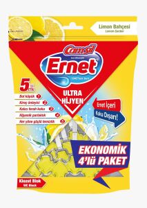 Ernet Klozet Bloğu Limon Bahçesi 4lü Paket x 6 Adet