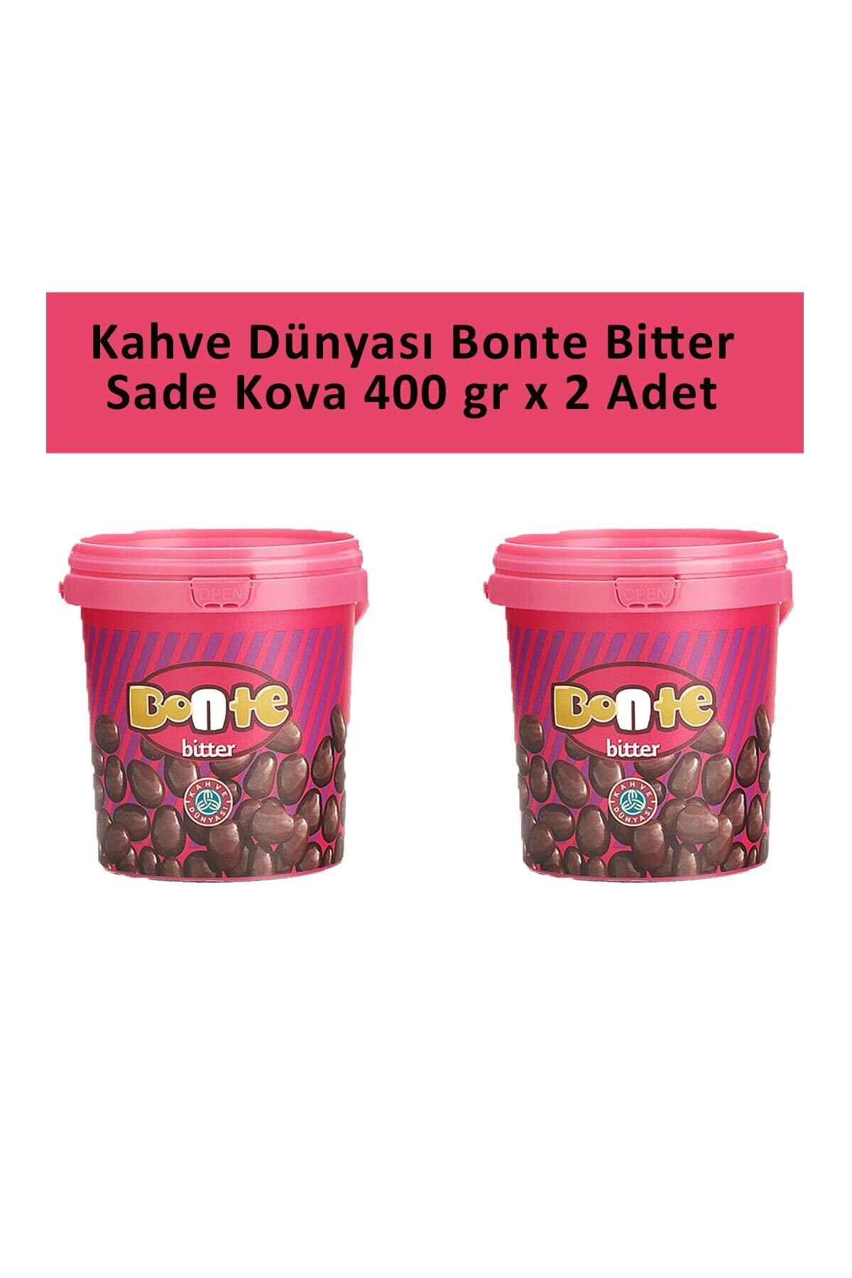 Kahve Dünyası Bonte Bitter Sade Kova 400 gr x 2 Adet