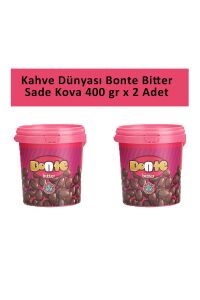 Kahve Dünyası Bonte Bitter Sade Kova 400 gr x 2 Adet