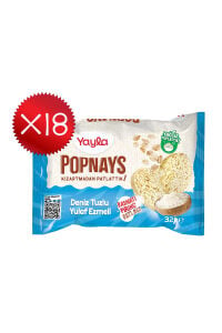 Yayla Popnays Deniz Tuzlu Yulaf Ezmeli Basmati Pirinç Patlağı 32 g x18