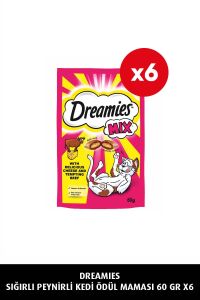 Dreamies Mix Sığırlı Peynirli Kedi Maması 60 gr x 6 Adet