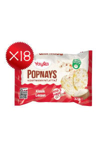 Yayla Popnays Klasik Lezzet Mısır ve Pirinç Patlağı 32 g x18