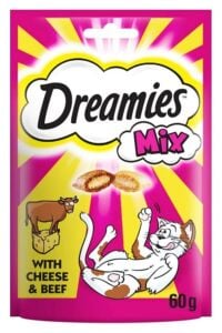 Dreamies Mix Peynirli Sığır Etli Kedi Ödül Maması 60 gr x 24 Adet