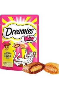 Dreamies Mix Sığır Etli ve Peynirli Kedi Ödülü 60 gr x 12 Adet