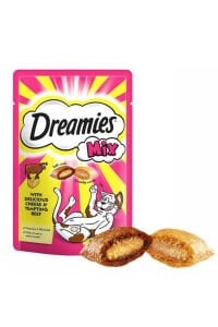 Dreamies Mix Peynirli Ve Sığırlı Kedi Ödül Maması 60 gr