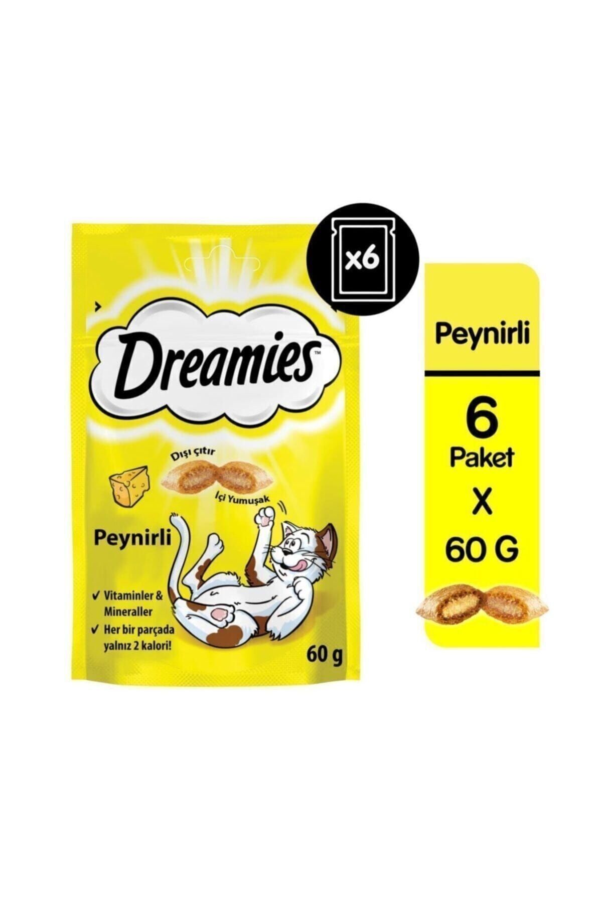 Dreamies Peynirli Kedi Ödül Bisküvisi 60 gr x 6 Adet
