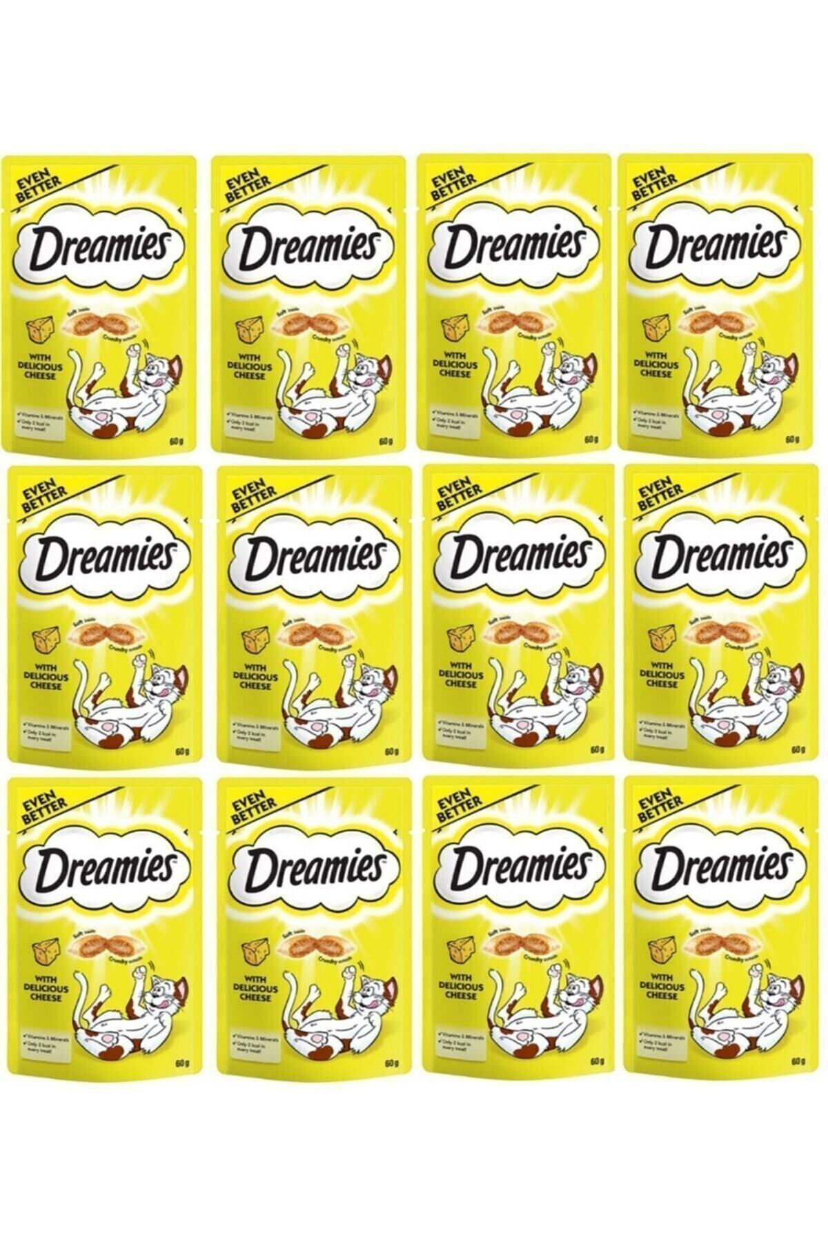 Dreamies Peynirli Kedi Ödül Bisküvisi 60 gr x 12 Adet