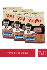 Yayla Gurme Siyez Bulgur 500 gr x 3 Adet
