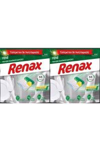 Renax Bulaşık Makinesi Kapsülü Hepsi Bir Arada 44 Lü X 2 Adet