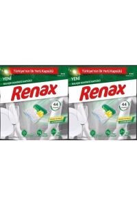 Renax Bulaşık Makinesi Kapsülü Hepsi Bir Arada 44 Lü X 2 Adet