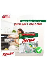 Renax Bulaşık Makinesi Kapsülü Hepsi Bir Arada 44 Lü X 2 Adet