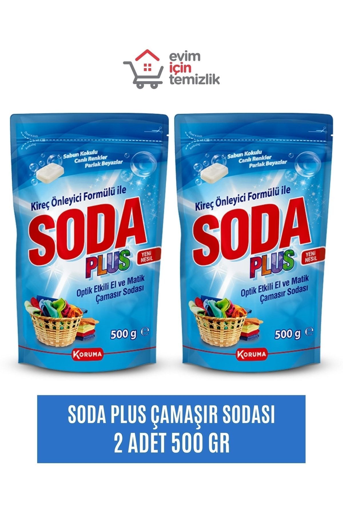 Hypo Çamaşır Sodası - Soda Plus 2'li Paket