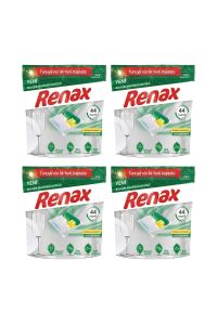 Renax Bulaşık Makinesi Kapsülü Hepsi Bir Arada 44 Lü x 4 Adet (176 Kapsül)