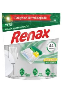 Renax Bulaşık Makinesi Kapsülü Hepsi Bir Arada 44 Lü X 5 Adet