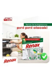 Renax Bulaşık Makinesi Kapsülü Hepsi Bir Arada 44 Lü X 5 Adet