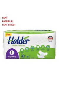 Holder Yetişkin Belbantlı Hasta Bezi Large 30 Adet