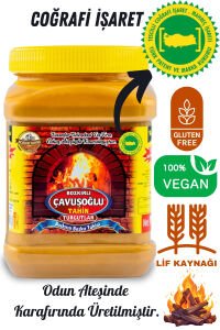 Odun Ateşinde Çifte Kavrulmuş Kepeksiz Bozkır Tahini 930g X 12'li Paket - 1 Koli