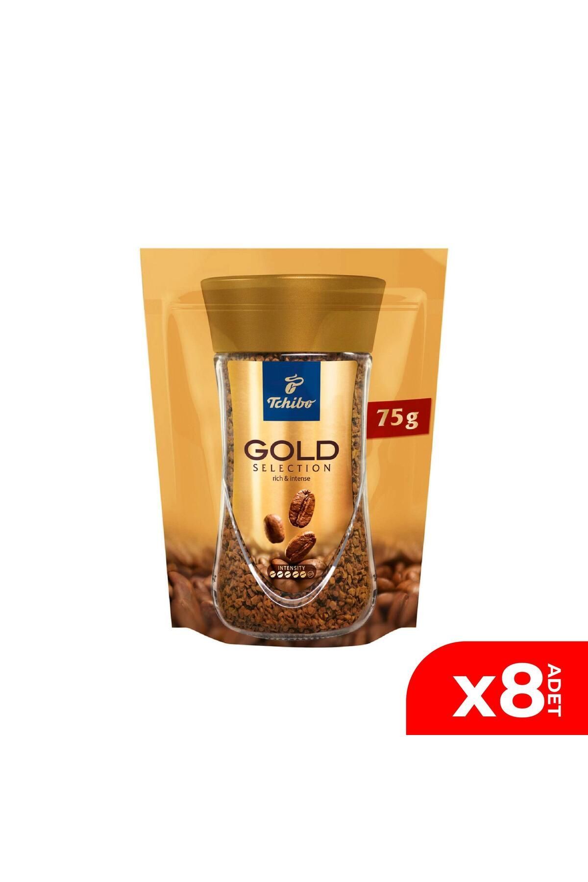 Tchibo Gold Selection Çözünebilir Kahve Ekonomik Paket 75 Gr. 8'li Paket
