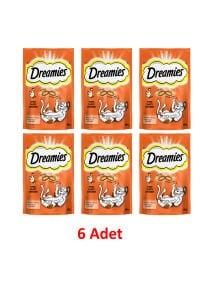 Dreamies Tavuklu Kedi Ödül Maması 60 gr x 6 Adet