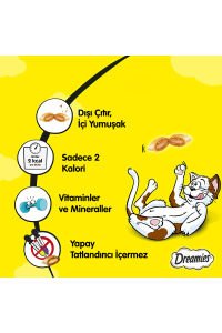 Dreamies Tavuklu Kedi Ödül Maması 60 gr x 6 Adet